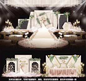 婚礼设计香槟婚礼