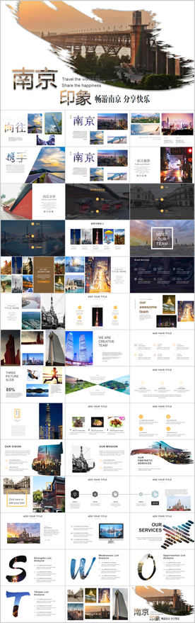 南京印象南京旅游PPT