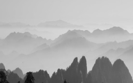 山水画TIF合层精品背景墙