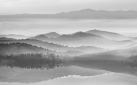 新中式中国风山水TIF合层