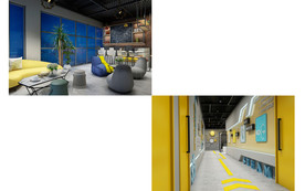 创意走廊 工业风柜台