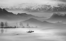 大气高清山水画 TIF分层