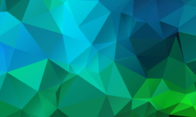 蓝色 绿色 几何