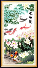 九鱼图