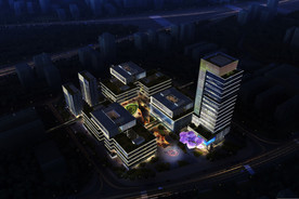 商业区灯光动画效果