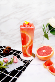 蜜柚冷饮高清大图