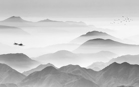 意境 高档水墨画 TIF分层