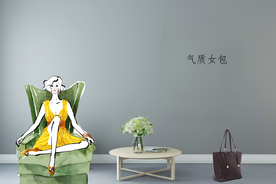 皮包海报  女士包包
