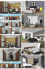 酒店客房设计模型