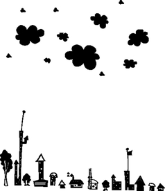 文明城市儿童房卡通硅藻泥