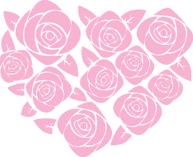 心型花朵鲜花造型