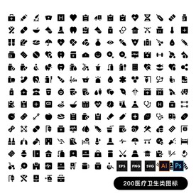 医疗卫生类图标