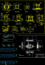 儿童戏水亭图纸