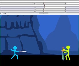 火柴人打斗真正的高手53秒