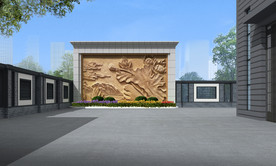 景背 围墙 背景 景墙