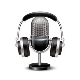 矢量耳麦与麦克风