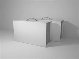 手提纸箱效果图样机