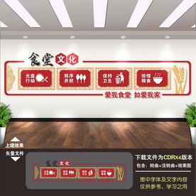 食堂文化墙