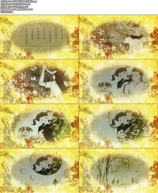 689-中华孝道沙画配乐成品