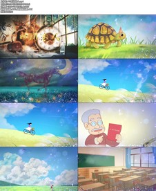 713时间老人朗诵背景视频