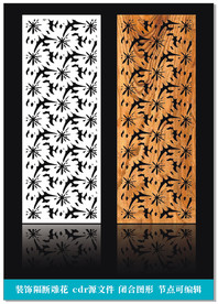 装饰隔断雕花