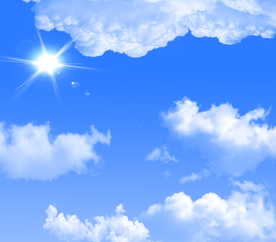 蓝天白云