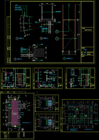 中庭平面放大平面图