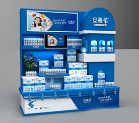 牛奶酸奶专区促销3d模型