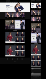 保暖衣网站 商城模板 电子商务
