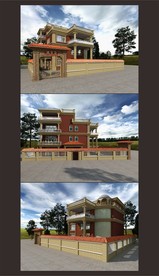 别墅外墙效果图