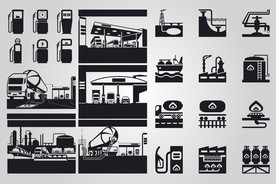 矢量石油燃气工业系列