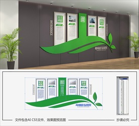 绿色环保文化墙