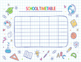 学校课程表