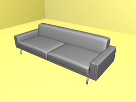 室内模型 沙发模型 欧式客厅