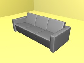 室内模型 沙发模型 欧式客厅