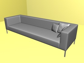 室内模型 沙发模型 欧式客厅