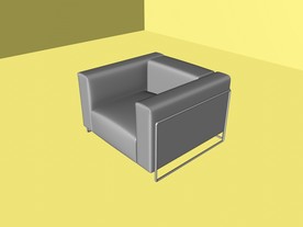 室内模型 沙发模型 欧式客厅