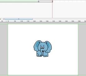 形状变化成一只大象的动画3秒