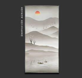 中式山水装饰画