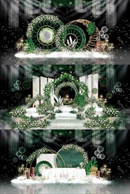 小清新婚礼效果图