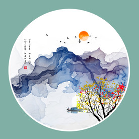 水墨画