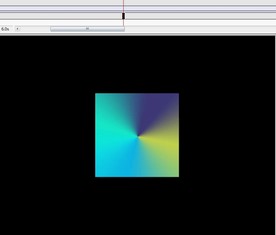 正方体内颜色旋转的动画10秒