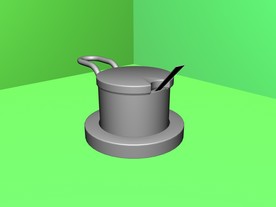 餐具模型 厨具  餐台 餐柜