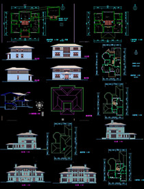 别墅建筑施工图