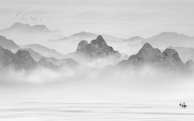 现代新山水画 TIF分层画