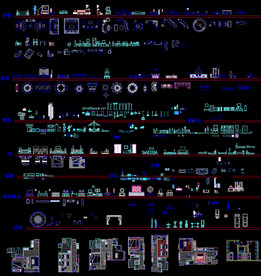 家居装饰CAD图块