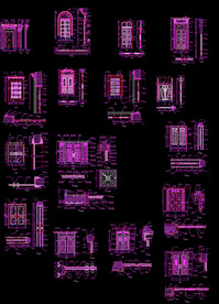 欧式门的大样图