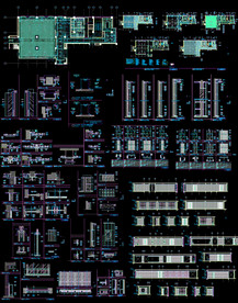 功能厅会议室施工图