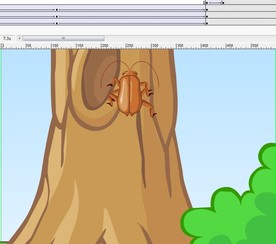 一只虫子在树上爬7秒