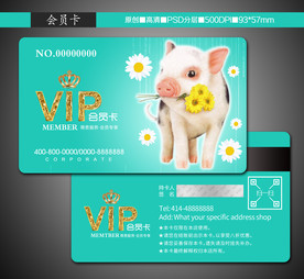 宠物店会员卡